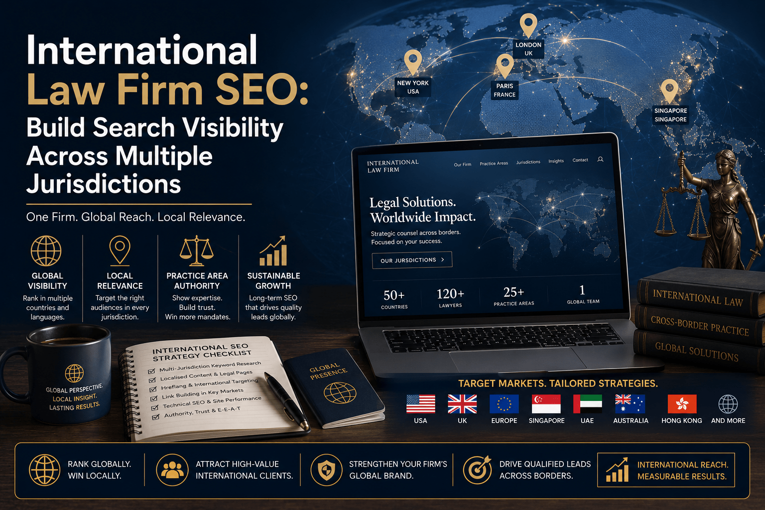 International Law Firm SEO: Build Search Visibility Across Multiple Jurisdictions